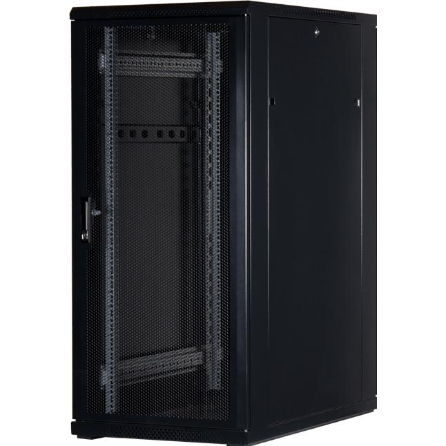 Rockstable 19" 27 HE 600x1000x1400mm (19 Zoll Rack), Serverschrank, Schwarz