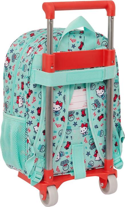 Immagine prodotto Hello Kitty Zaino scuola con ruote Sea lovers turchese 26 x 34 x 11 cm