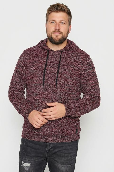 Produktbild Men+ Kapuzen-Pullover, Strick Hoodie, Melangestrick (L)