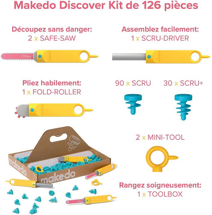 Actual product image Makedo Discover