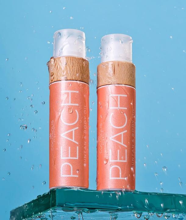 Immagine prodotto Cocosolis Suntan & Body Oil Peach 100ml - Nourishing Body Oil For Sun Tanning (Olio abbronzatura, 100 ml)