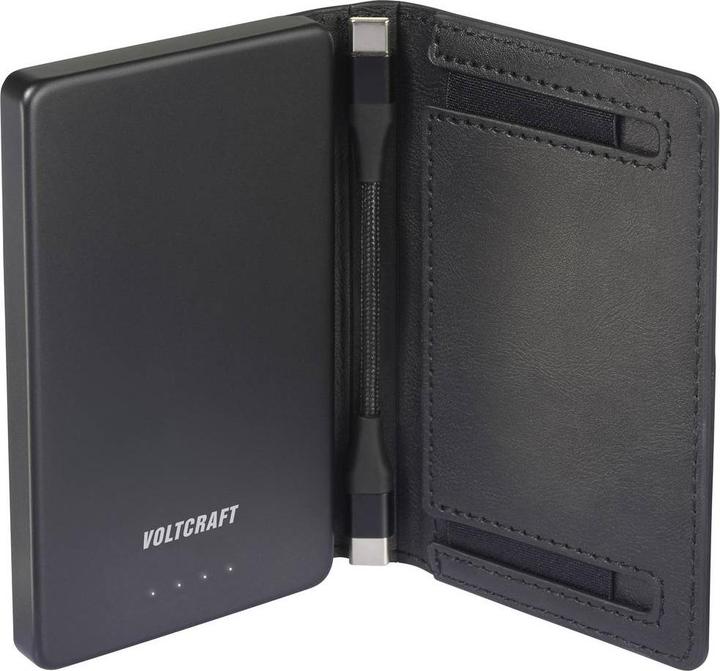 Image du produit Voltcraft VC-WT-W010 Banque d'alimentation 5000 mAh LiPo Noir Indicateur d'état (5000 mAh, 18.50 Wh)
