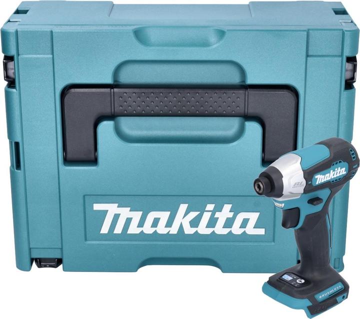 Produktbild Makita DTD 157 ZJ Akku Schlagschrauber 18 V 140 Nm 1/4" Brushless + Makpac - ohne Akku, ohne (Akkubetrieb)