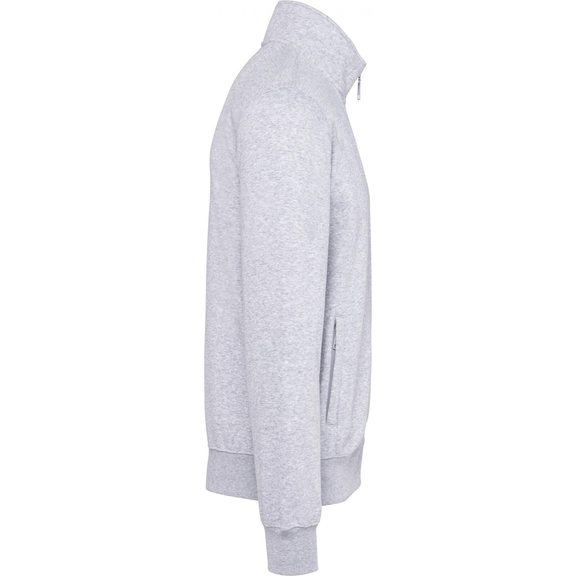 Thumbnail - Kariban, Herren, Jacke, Jacke aus angerautem Fleece (M), Grau, M