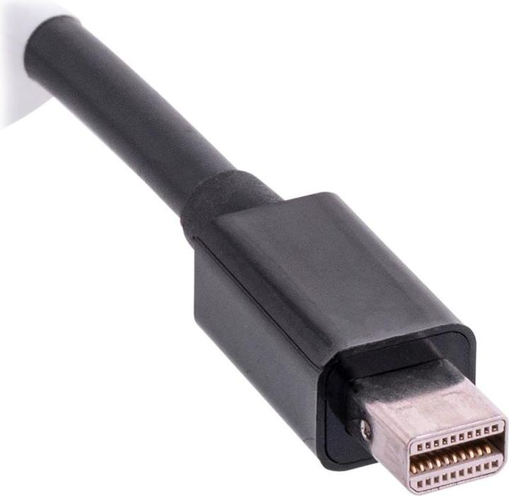 Actual product image Lanberg AD-0006-BK adapter mini (Mini DP, VGA, 20 cm)