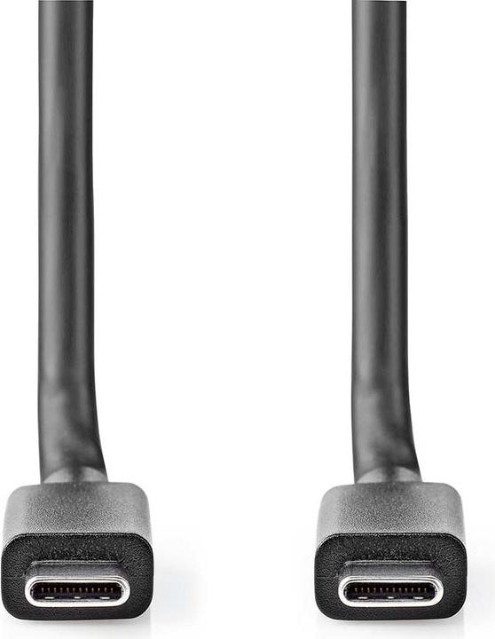 Produktbild Nedis USB-Kabel | USB 3.2 Gen 2x2 | USB-C™ Stecker | USB-C™ Stecker | 100 W | 4K@60Hz | 20 Gbps | Ve (2 m, USB 3.2 Gen 2x2, 100 W)