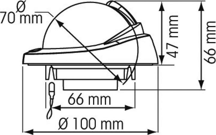 Immagine prodotto Plastimo Bussola Offshore 75, integrata, bianca