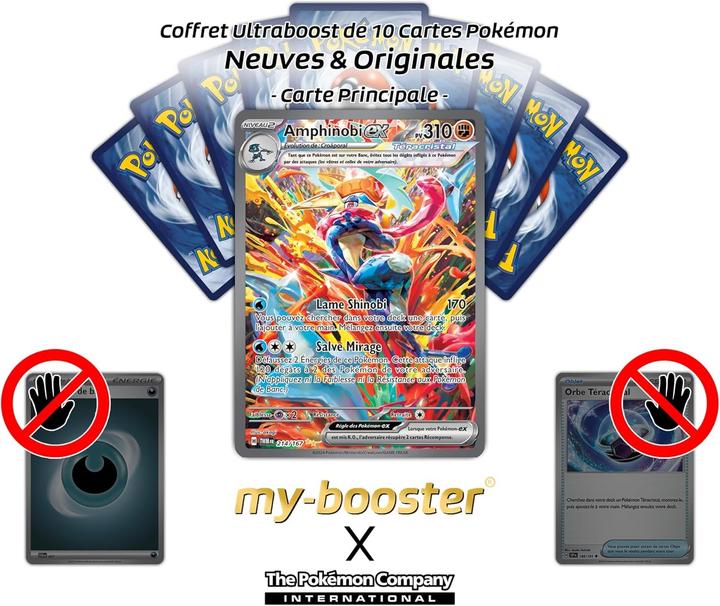 Productafbeelding Pokémon Greninja ex Tera Alternativo Shiny Galleria (Frans, Booster Pack)