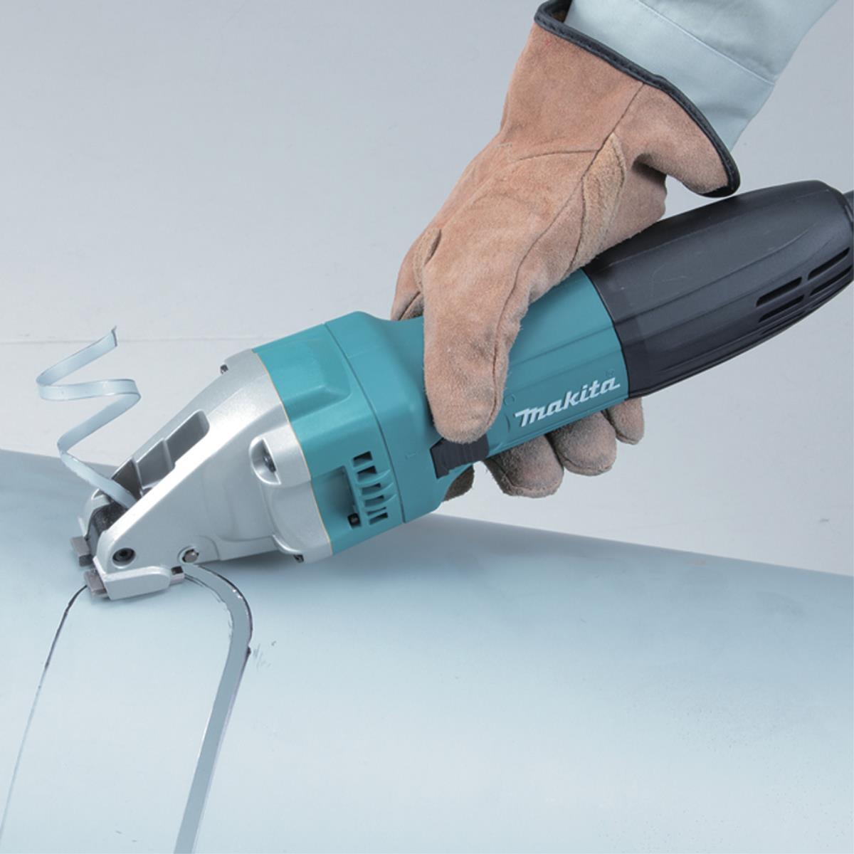 Thumbnail - Makita, Elektroblechschere, JS1000 Cutting scissors, 380 W, steel 1.0 mm, stainless steel 0.7 mm, min. cutting radius 30...