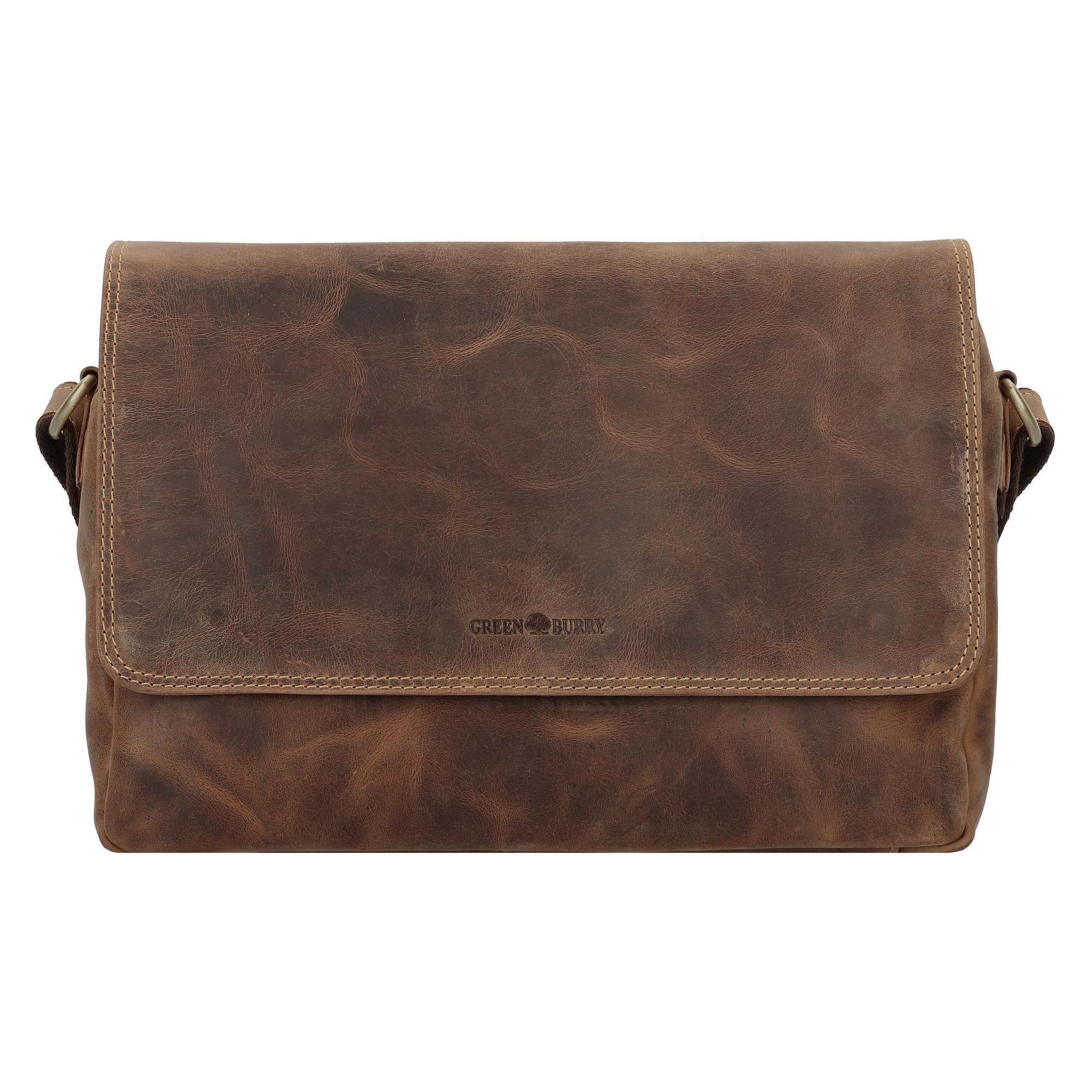 Greenburry, Tasche, Vintage Messenger Leder 34 Cm, Braun