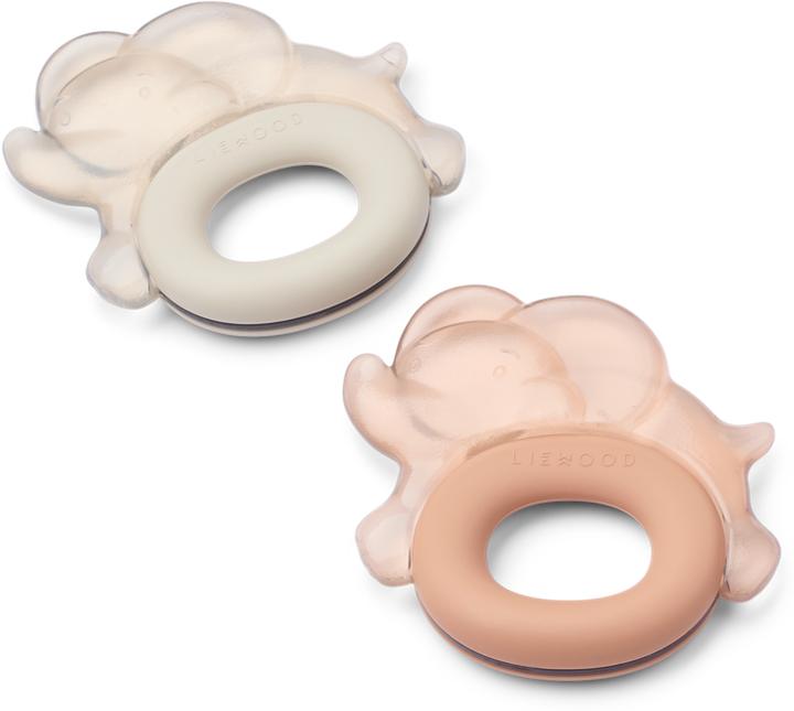 Liewood Kühlender Beissring Rita 2er Set Elephant Pale Tuscany Sandy