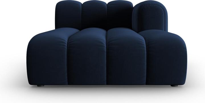 Image du produit Micadoni Velours Méridienne Droite, "Lupine", 2 Places, 117x177x70Fabriqué en Europe (Recamière)