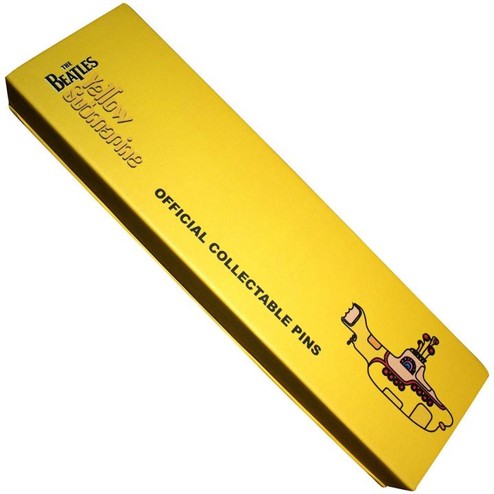 Produktbild The Beatles Abzeichen Yellow Submarine Portholes 4erPack Set ZinkLegierung Nadel