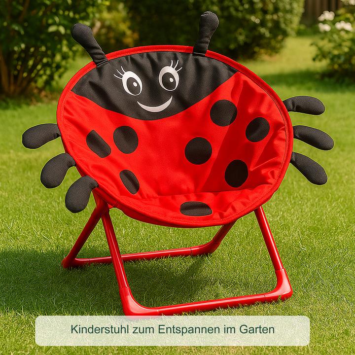 Image du produit Relaxdays Chaise lune enfants, pliable (Fauteuil pour enfants)