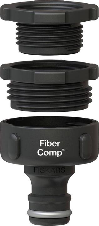 Actual product image Fiskars Conector de grifo Fibercomp -MULTI (Tap adaptor, 21 mm)