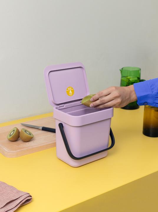 Produktbild Brabantia Komposteimer Sort & Go 3 l, Rosa (3 l)