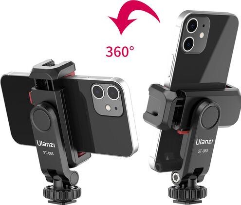 Actual product image Ulanzi Bracket ST-06S (Tripod smartphone holder)