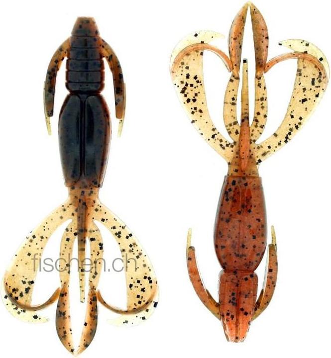 Produktbild Keitech Crazy Flapper Green Pumpkin Fire (7.10 cm)