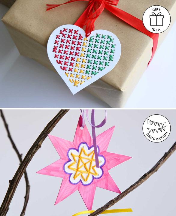 Actual product image I Am Creative Stick cardboard star, 12 pcs.