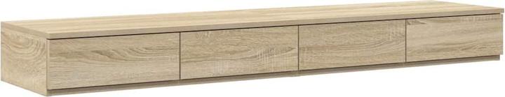 Produktbild VidaXL Bettkommode Sonoma Eiche 140x36,5x16,5 cm Holzwerkstoff