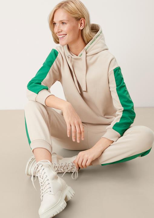 Produktbild s.Oliver Sweatshirt Sweater mit Kontrast-Details (M)