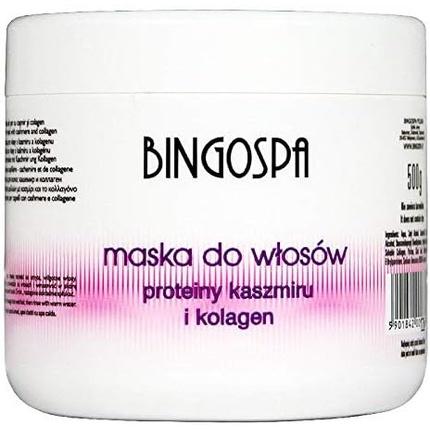 BingoSpa Hair Mask with Cashmere Proteins and Collagen for Soft, Firm and Shiny Hair 500g