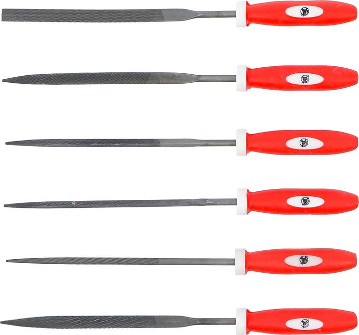 Produktbild BGS Nadelfeilen-Satz 140 mm 6-tlg. (Hieb 3, 140 mm)