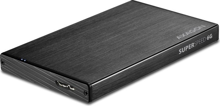 Actual product image Axagon EE25-XA6 - HDD / SSD Enclosure - 2.5 Inch - SATA - Serial ATA II - Serial ATA III (2.5")