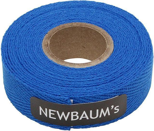 Actual product image Newbaum's Cotton Handlebar Tape (Blue (Bright Blue))