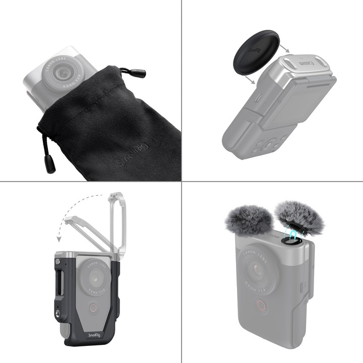 Actual product image SmallRig 4235 Cage Kit for Canon PowerShot V10 (Cage)
