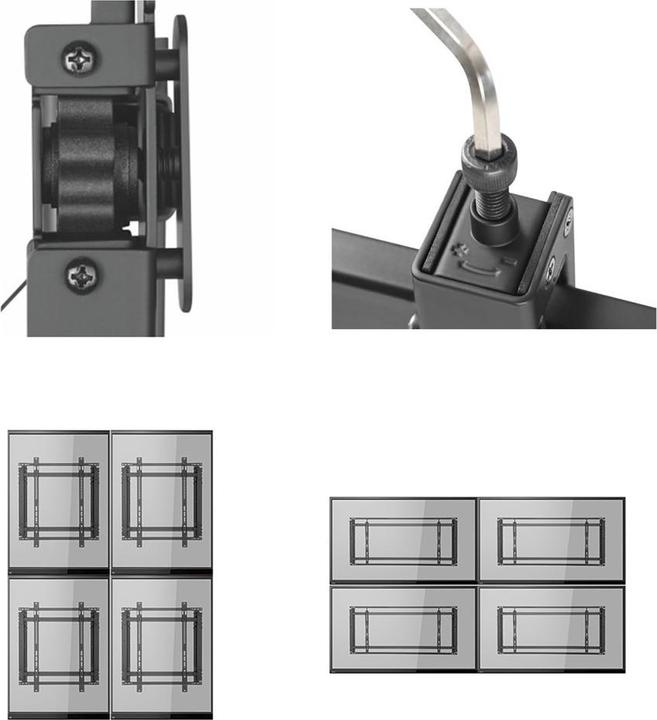 Maclean MC-845 - VESA-Bildschirm-/TV-Halterung für digitale ...
