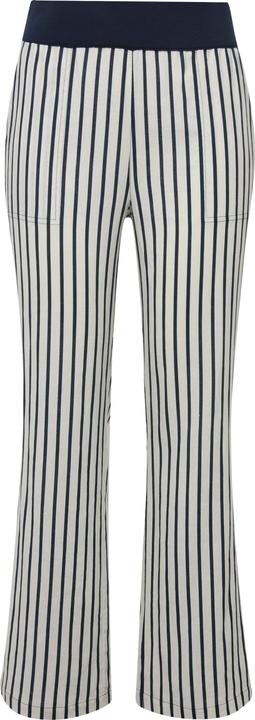 Produktbild Ulla Popken Hose Mary, Leinenmix, Streifen, weites Bein, Elastikbund (44)