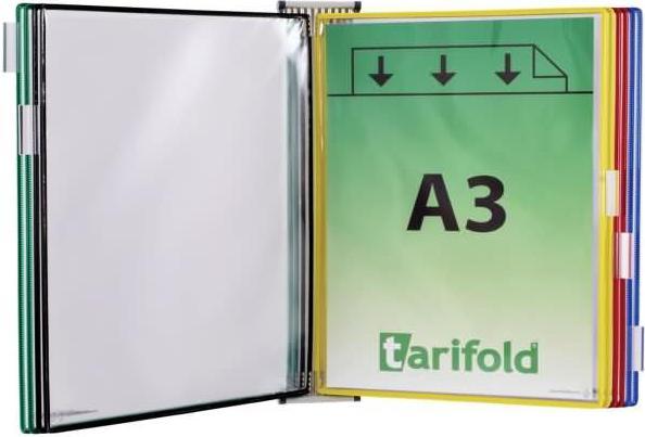 Actual product image Tarifold Display board system 413609 DIN A3 assorted colours with 10 display boards