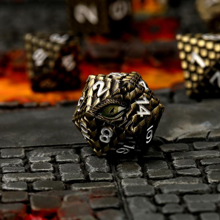 Produktbild Glass Staff Drudaxizius Metal RPG Dice Set