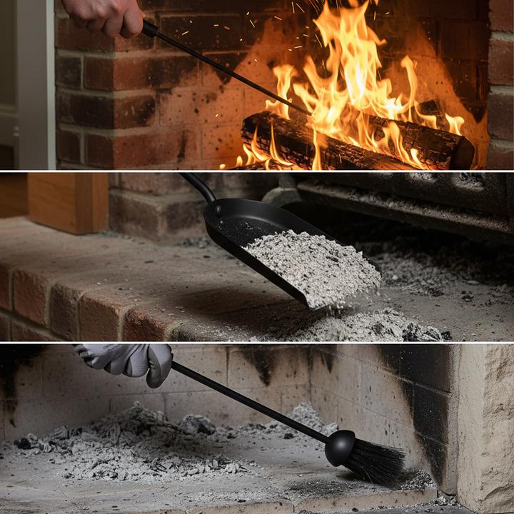 Image du produit Relaxdays Ensemble de 4 outils de cheminée