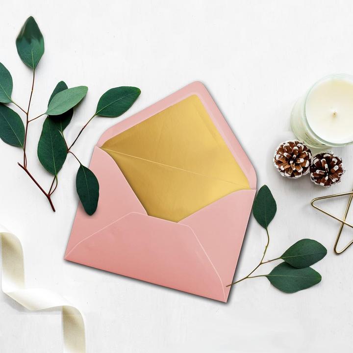 Produktbild Neuser Papier 75 Stück DIN C5 Kuverts mit Seidenfutter (C5, 75 x)