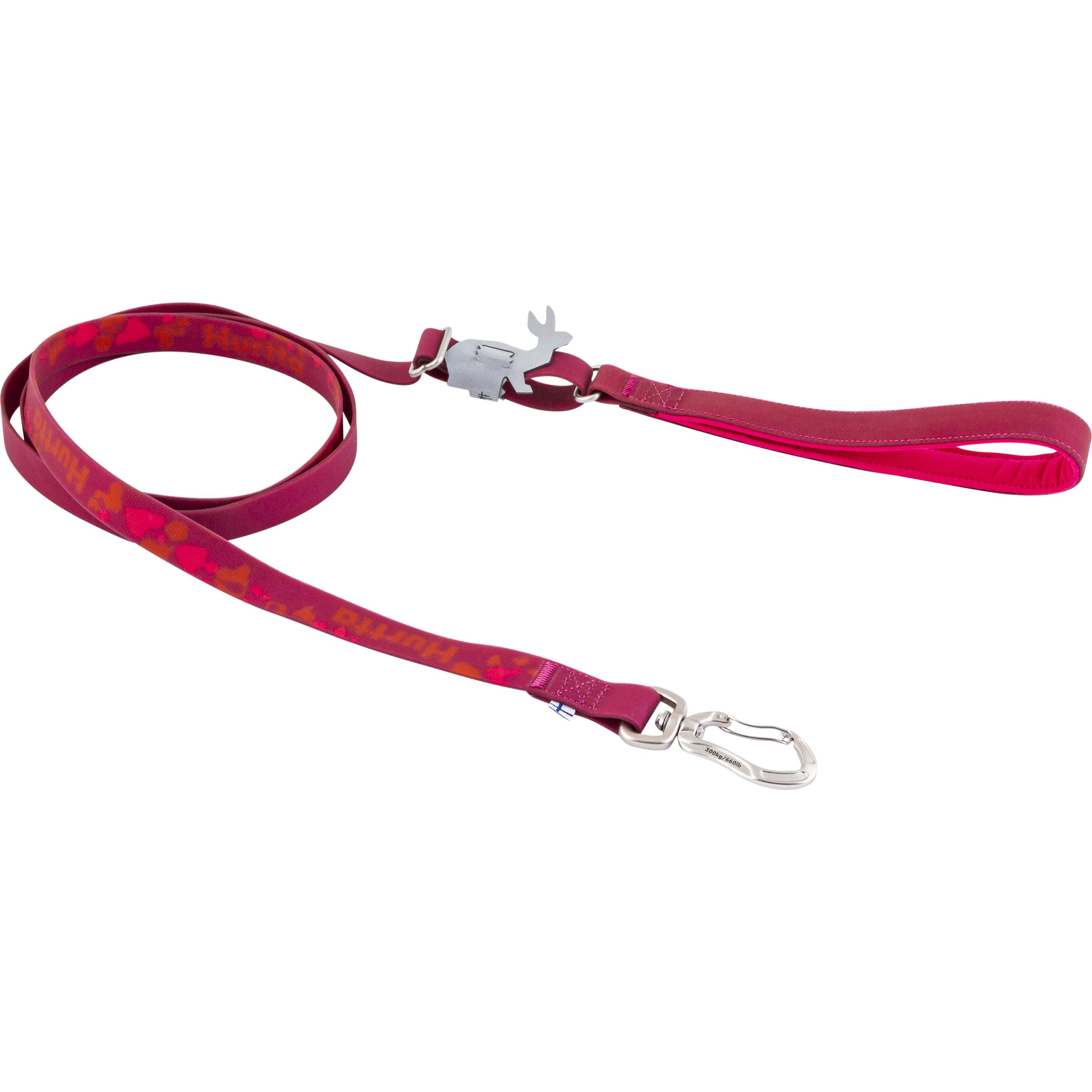 Meilleurs prix pour Hurtta Mudventure line beetroot 120-180cm/20mm (Chien, Général, Promenade), Collier + laisse