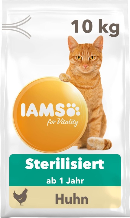 Image du produit Iams pour Vitalité Stérilisée au Poulet (Adulte, Senior, 1 pcs, 10000 g)