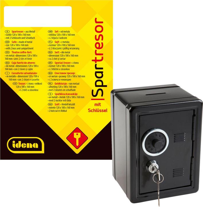 Actual product image Idena Savings safe (12 x 10 x 16 cm)