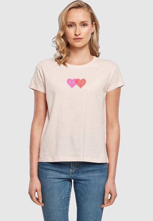 Produktbild Merchcode Ladies Hugs & Love - Two Hearts Box Tee - 174981 (S)