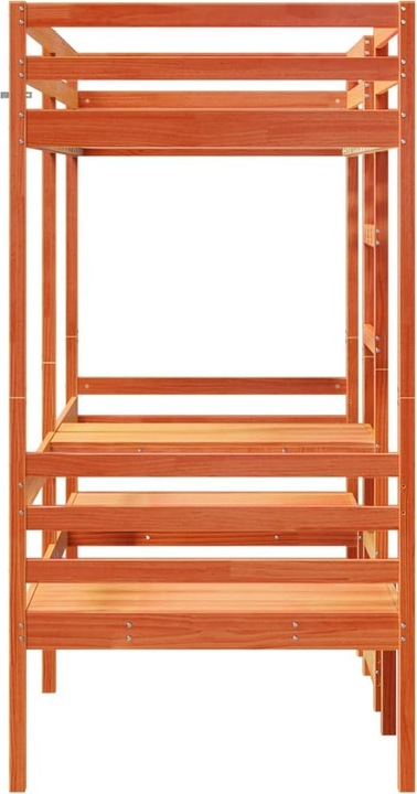Image du produit VidaXL Lit superposé avec bureau & chaises (90 x 200 cm)