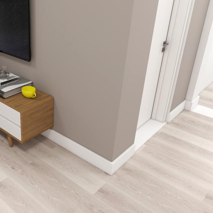 Produktbild Neu.Haus Sockelleisten Coevorden 14er Set 195x8 cm Weiss (14 Stück)