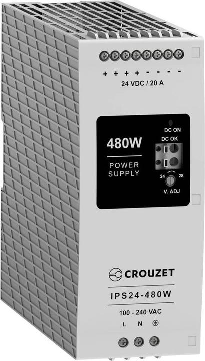 Produktbild Crouzet Industrienetzteil 24V 20A 480W Inhalt 1St.