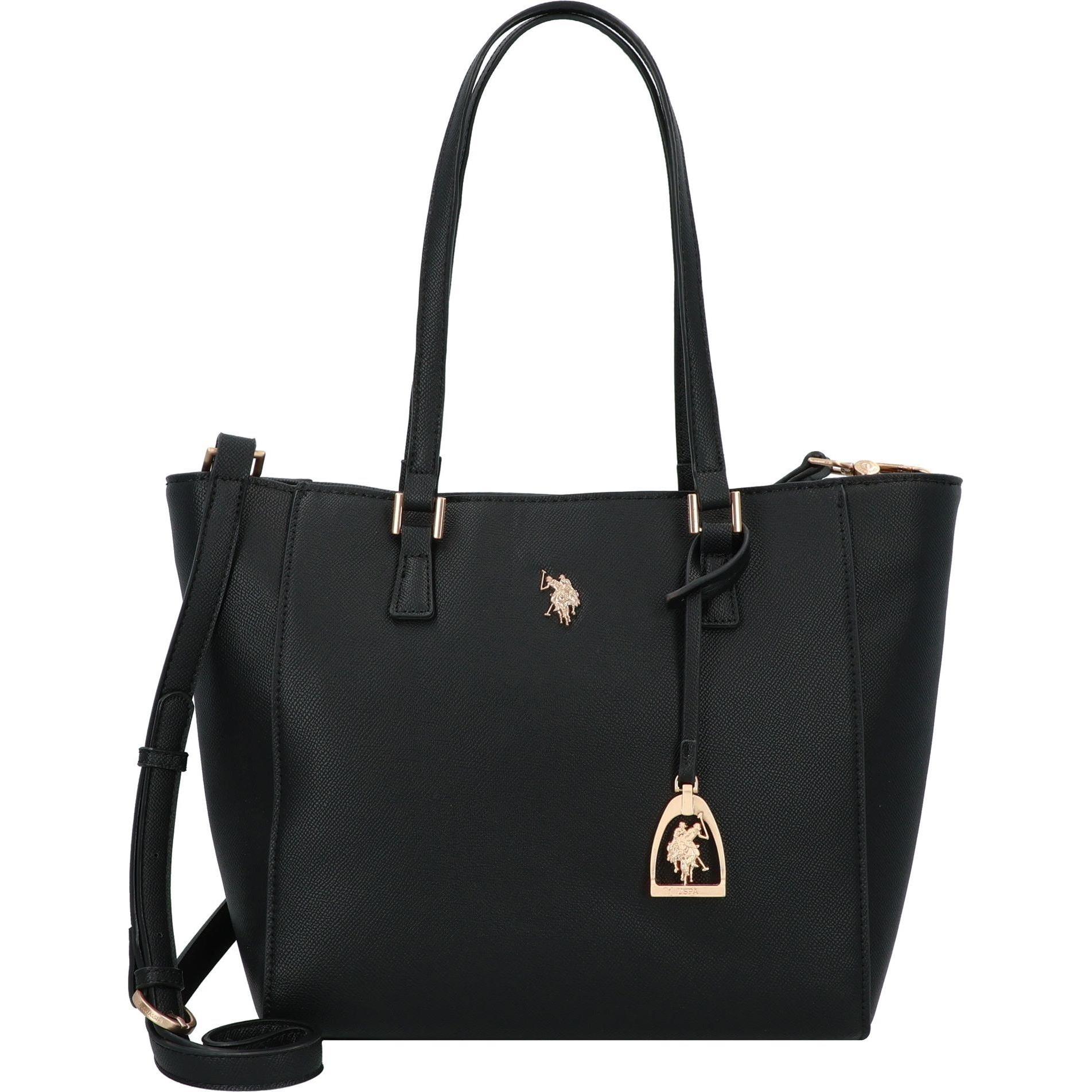 U.S. Polo, Tasche, Jones Shopper Tasche 28 cm, Schwarz, (7 l)