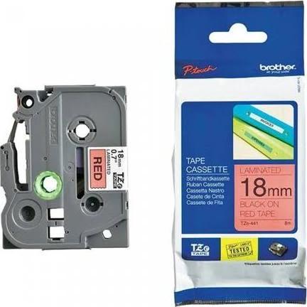 Produktbild Brother Farb/Schriftbänder (1.80 cm, Rot)