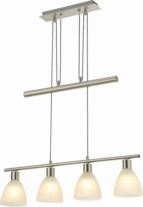 Produktbild Lindby Simeon Pendelleuchte White/Nickel (E14)