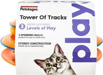 Actual product image Petstages Cat Toy Tower of Tracks (Catmint toy)
