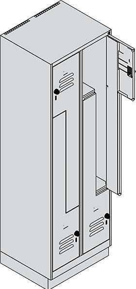 Actual product image C+P Z-locker Classic PLUS (60 cm, 195 cm)