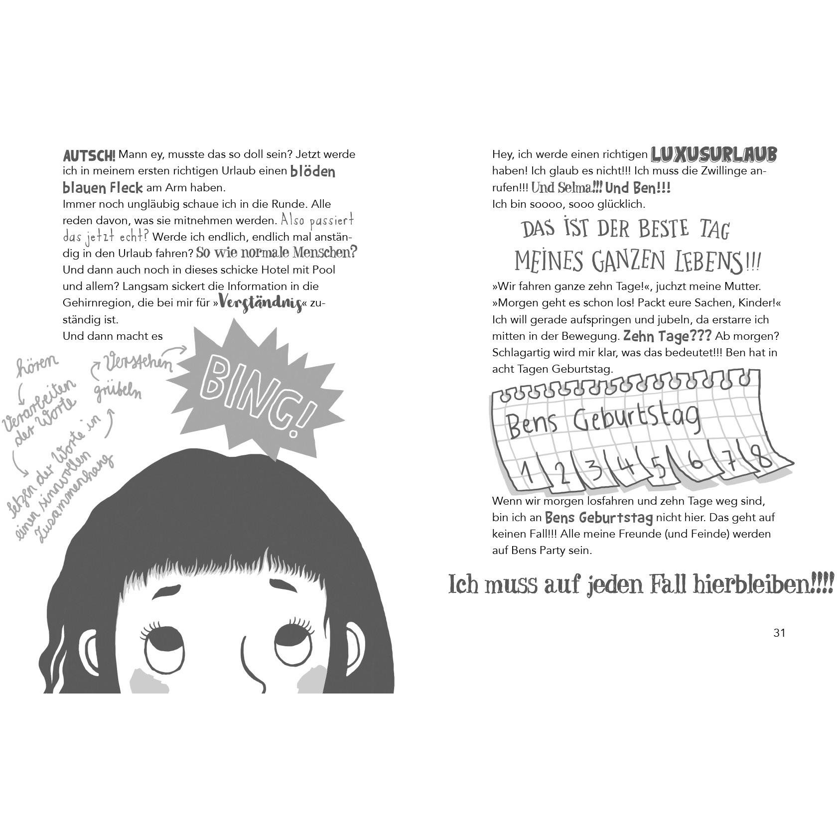 Thumbnail - Unheimlich unheimlich – Urlaubschaos mit Ruby Black, Kinderbücher von Cally Stronk