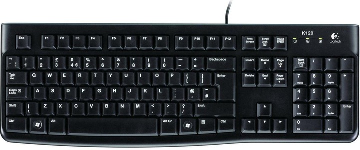 Logitech K120 (US, Filaire)